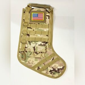 Camouflage Christmas Military Stocking Tactical Speed Track New Old Stock